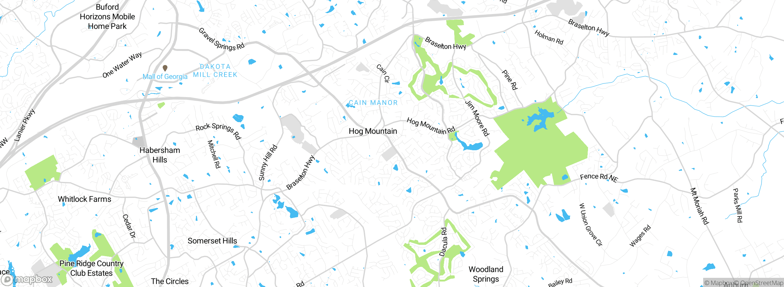 Map showing approximate location