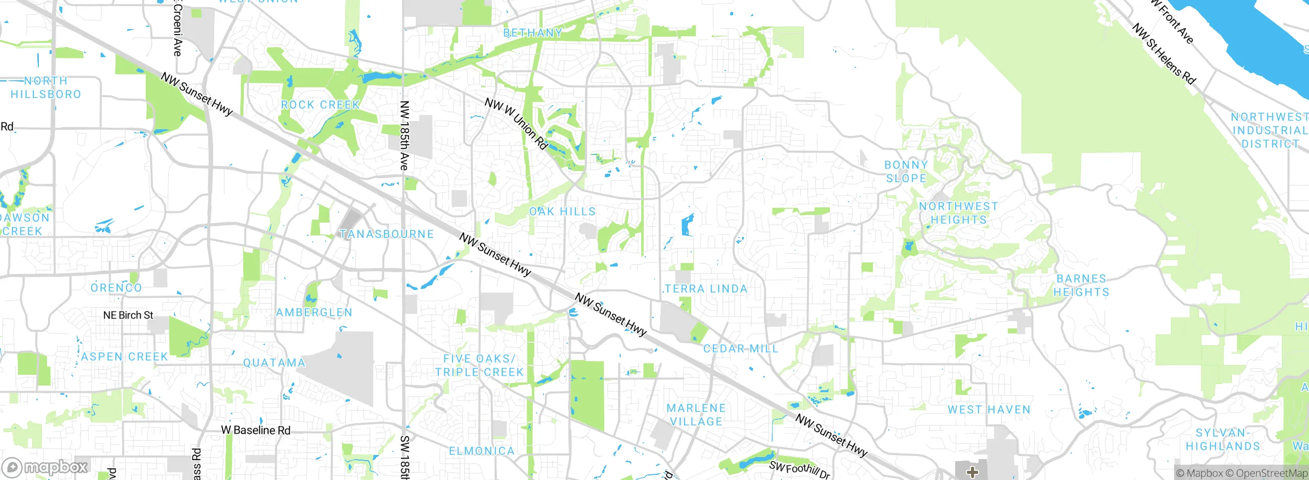 Map showing approximate location