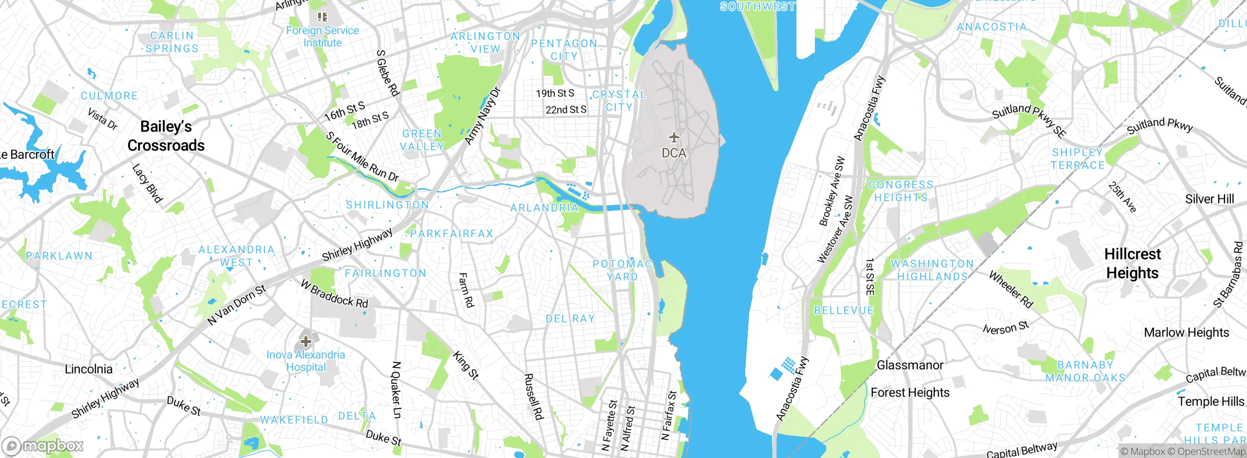 Map showing approximate location