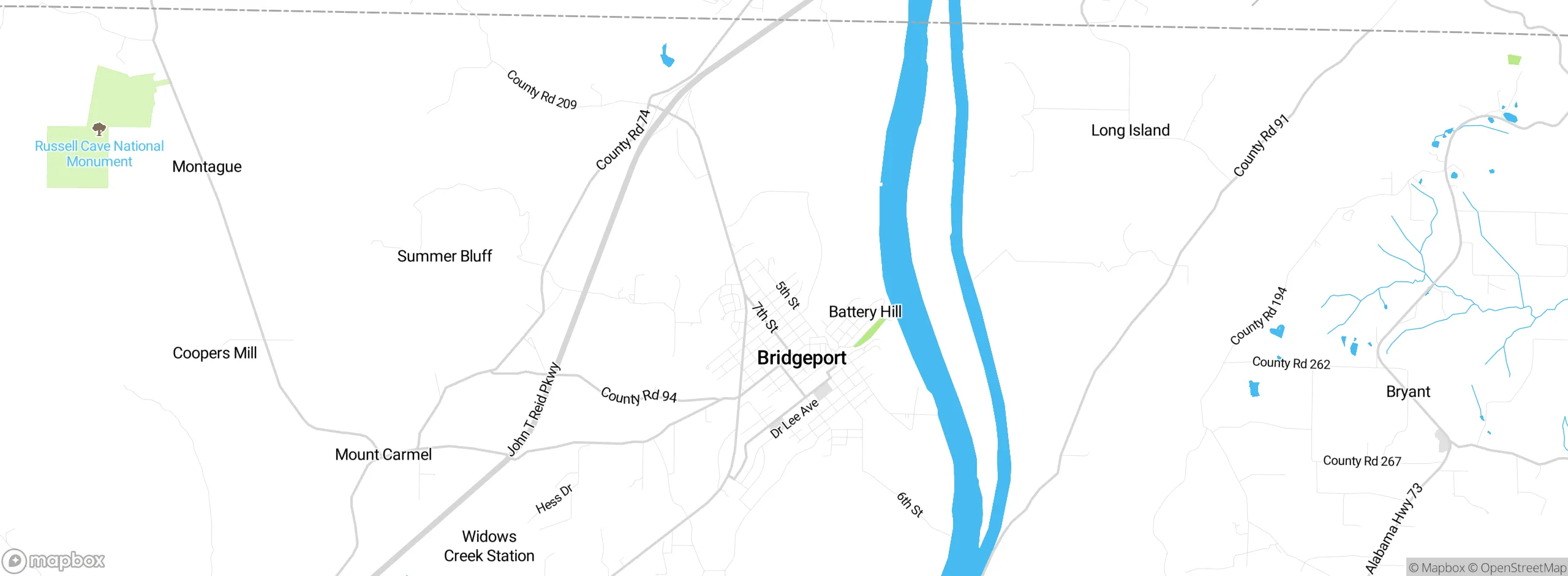 Map showing approximate location