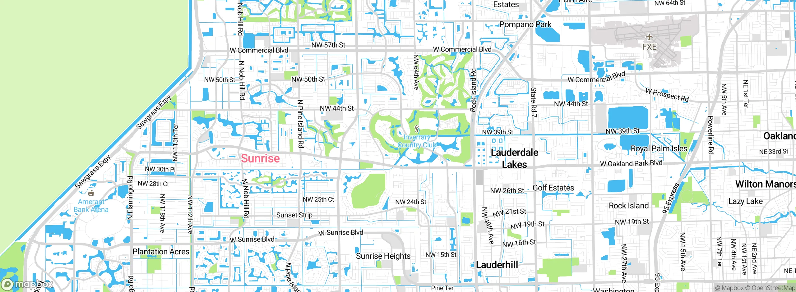 Map showing approximate location
