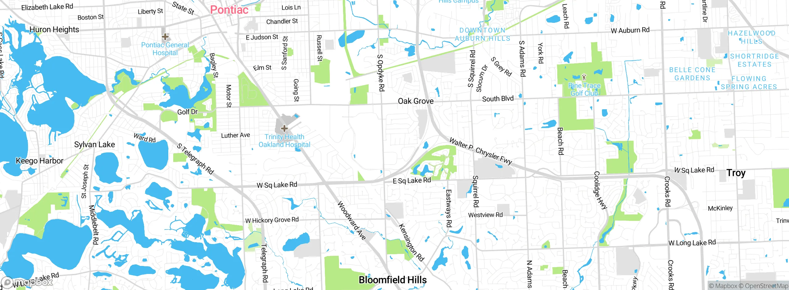 Map showing approximate location