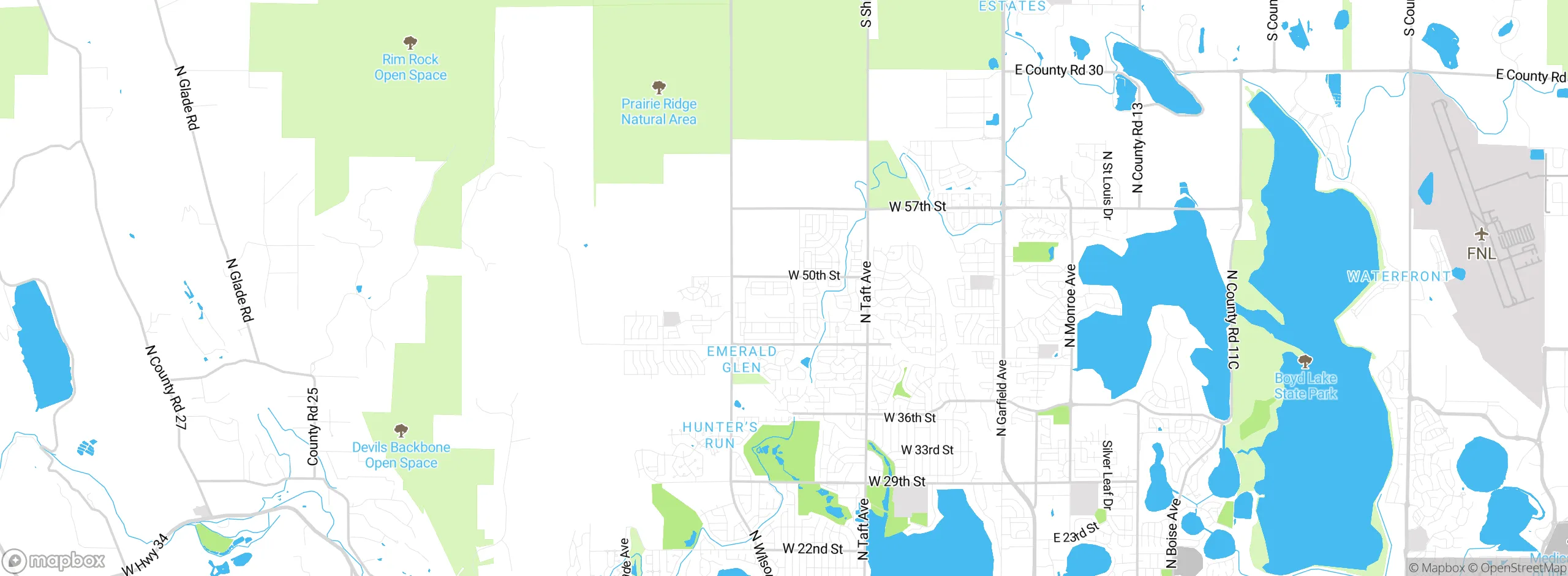 Map showing approximate location
