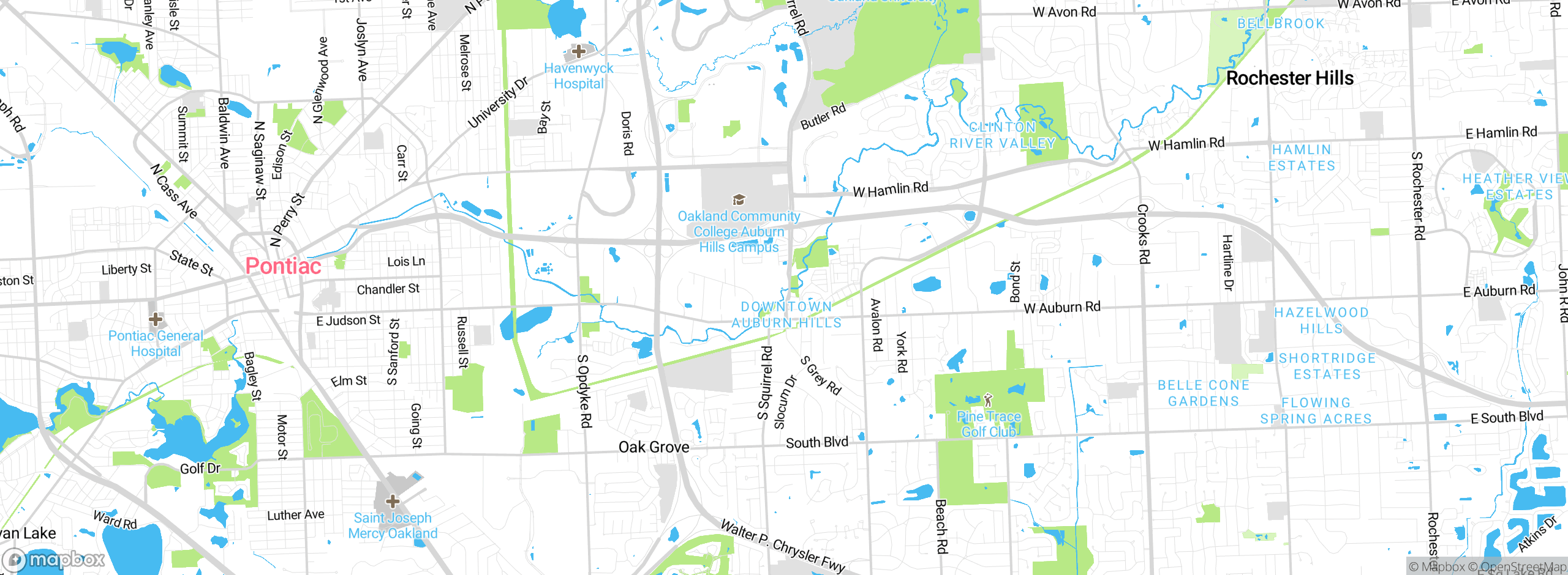 Map showing approximate location