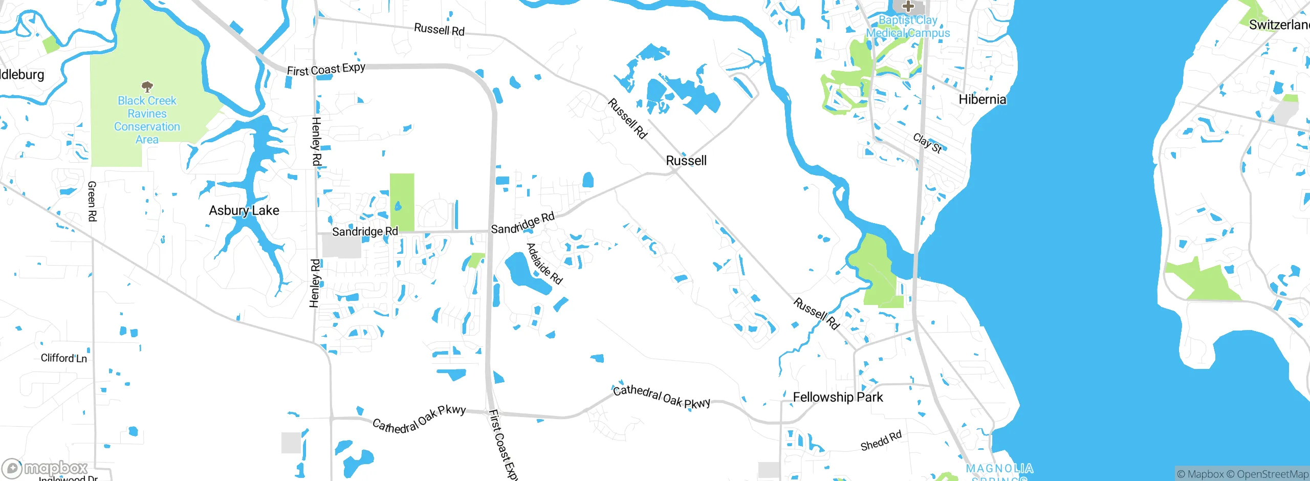 Map showing approximate location