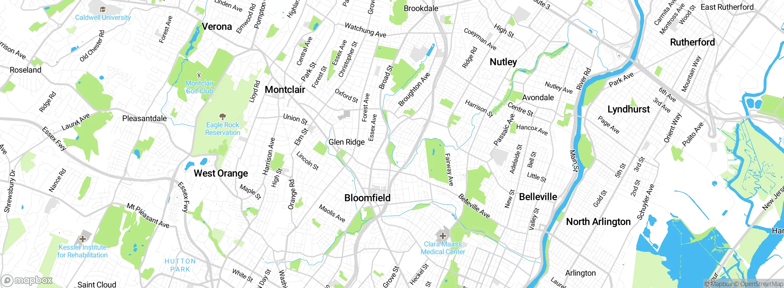 Map showing approximate location
