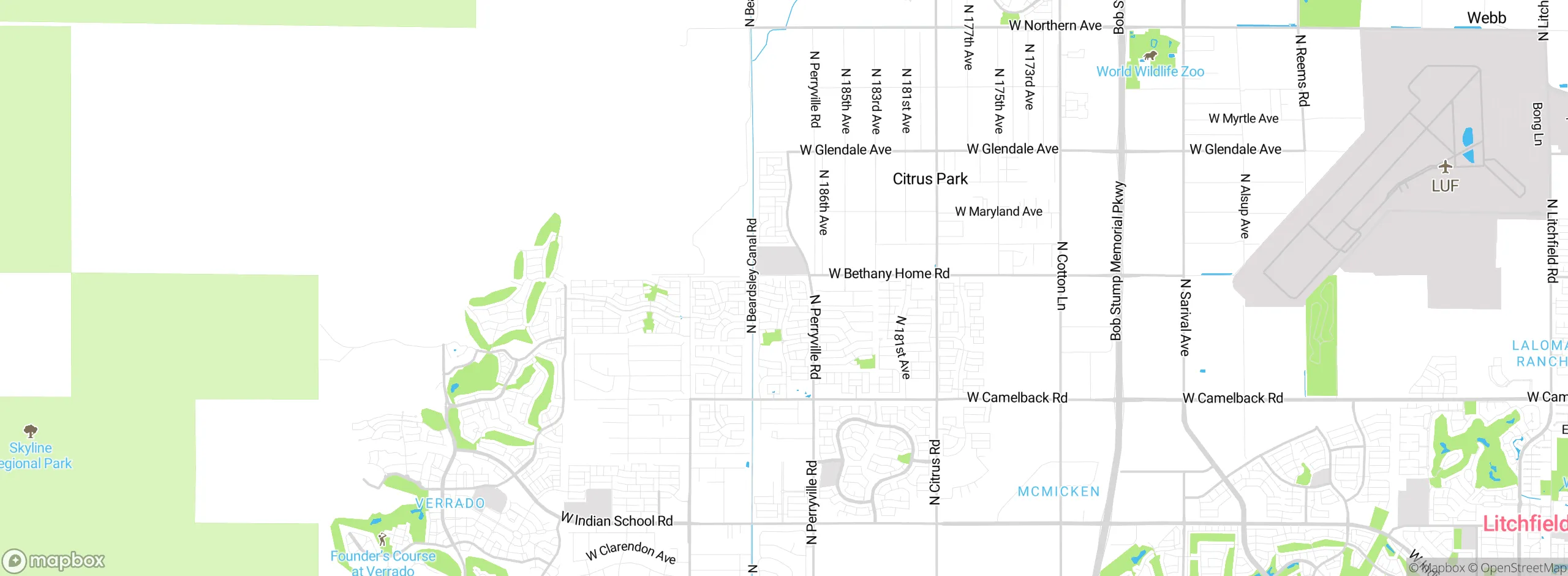 Map showing approximate location