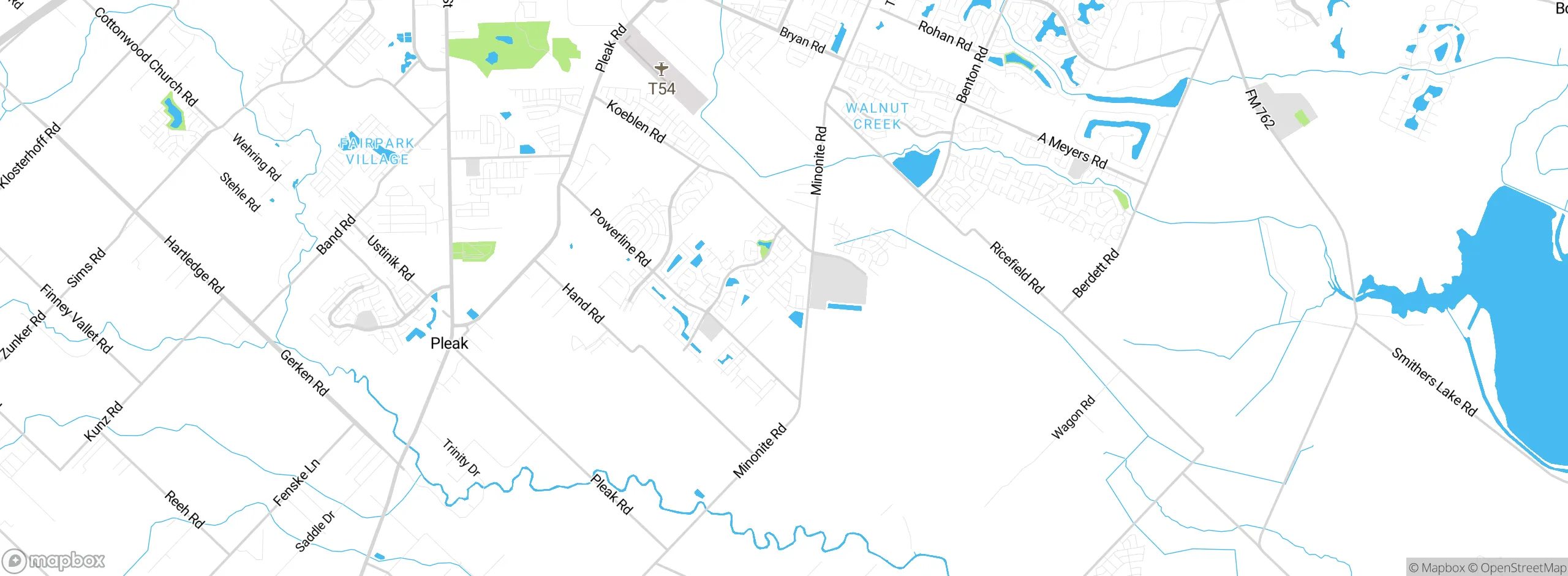 Map showing approximate location