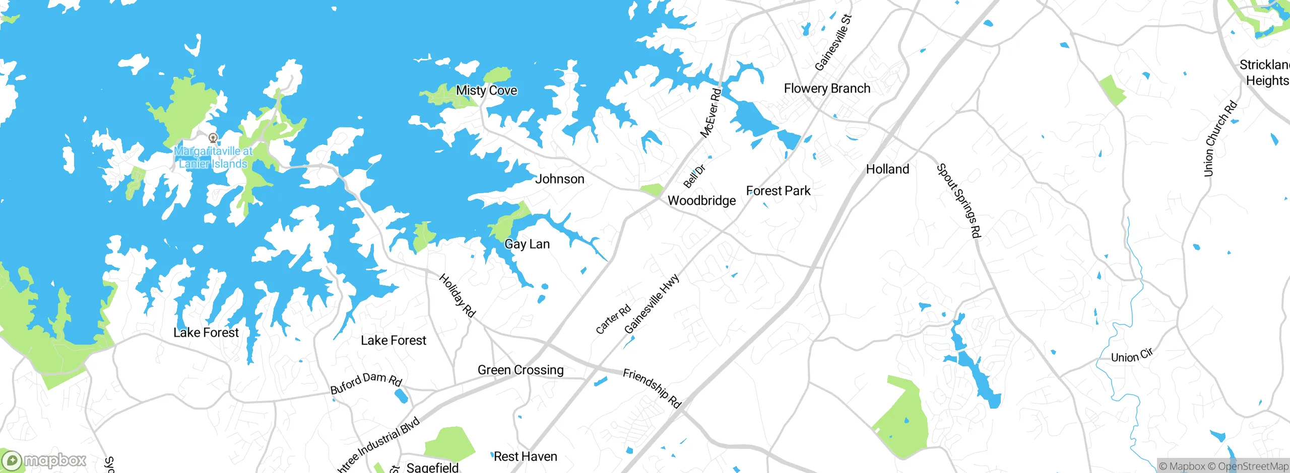 Map showing approximate location