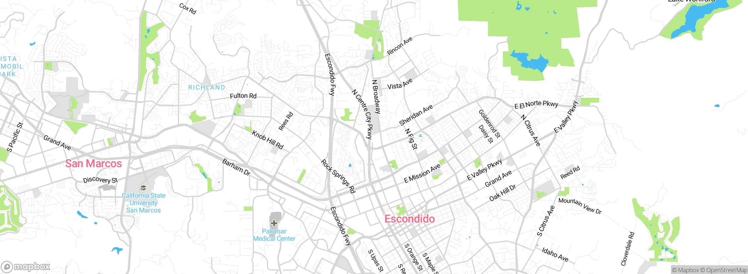 Map showing approximate location