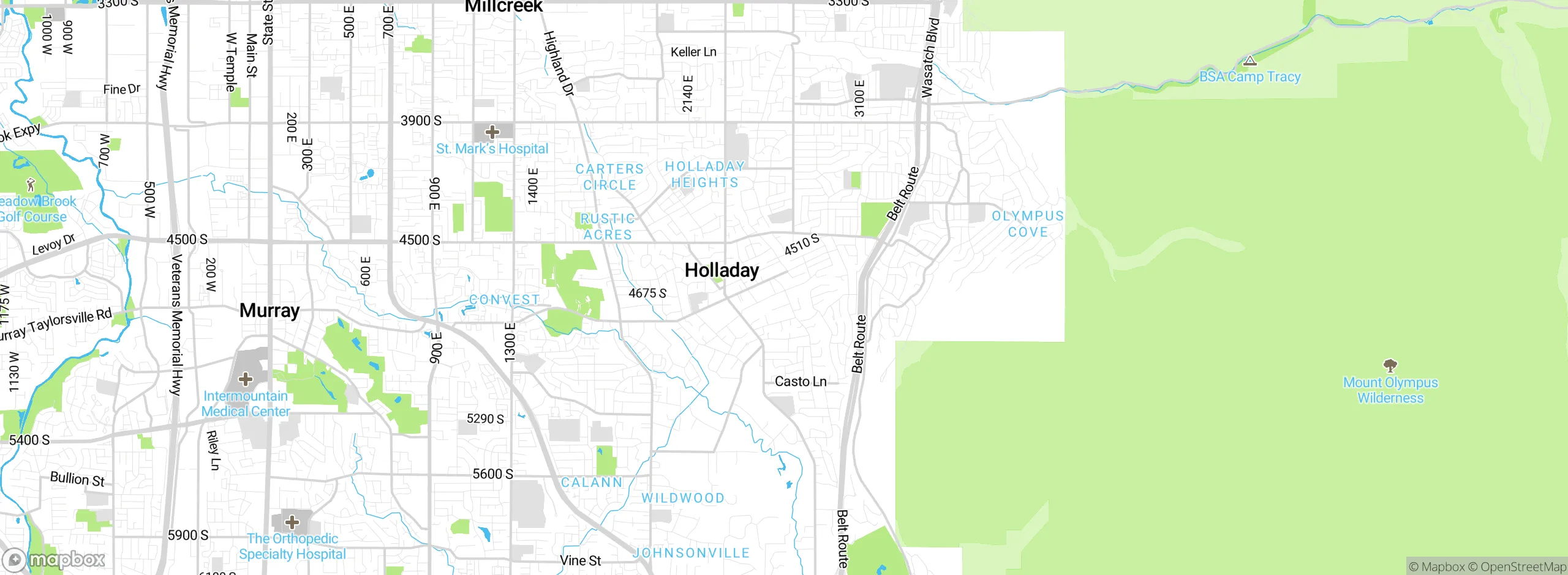 Map showing approximate location