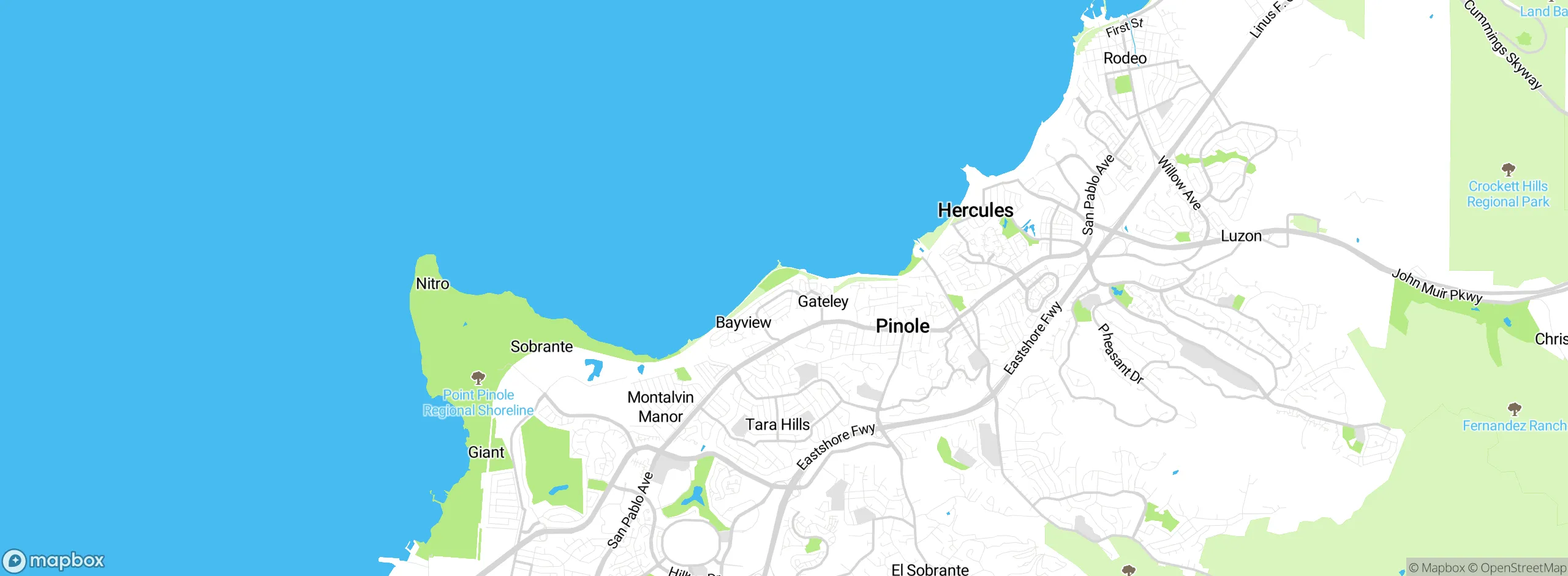 Map showing approximate location