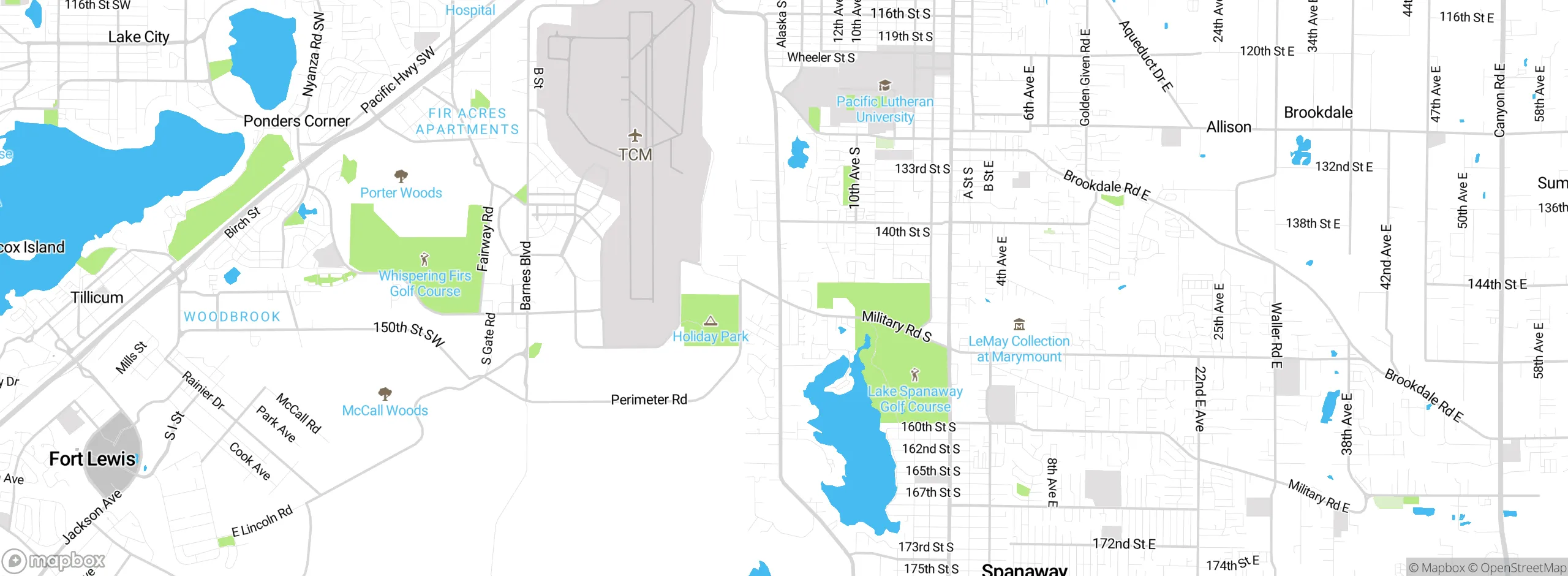 Map showing approximate location