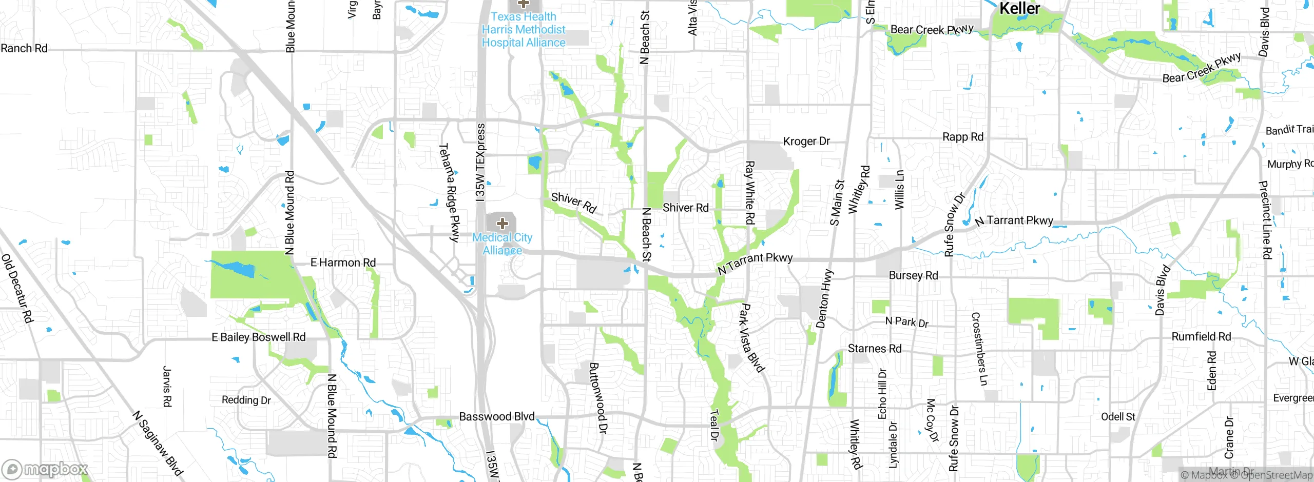 Map showing approximate location