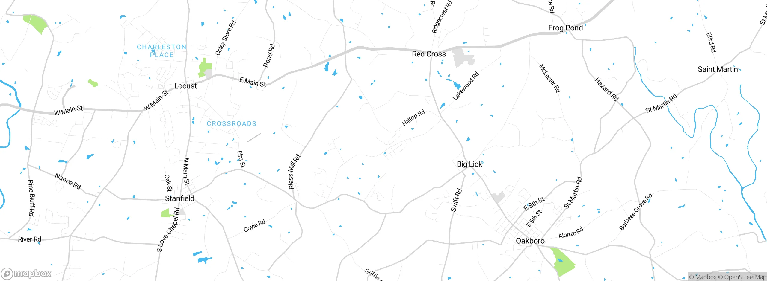 Map showing approximate location