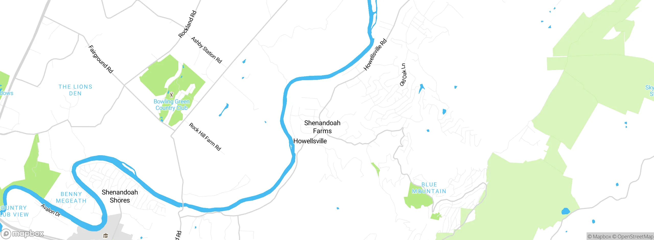 Map showing approximate location