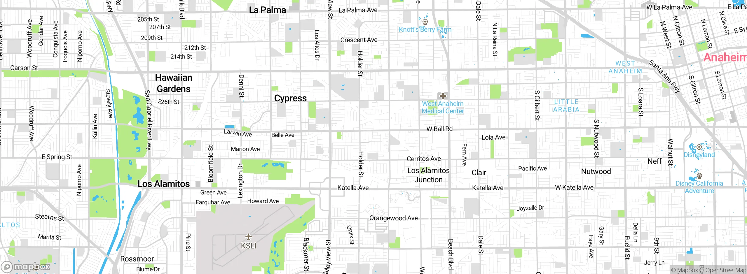 Map showing approximate location