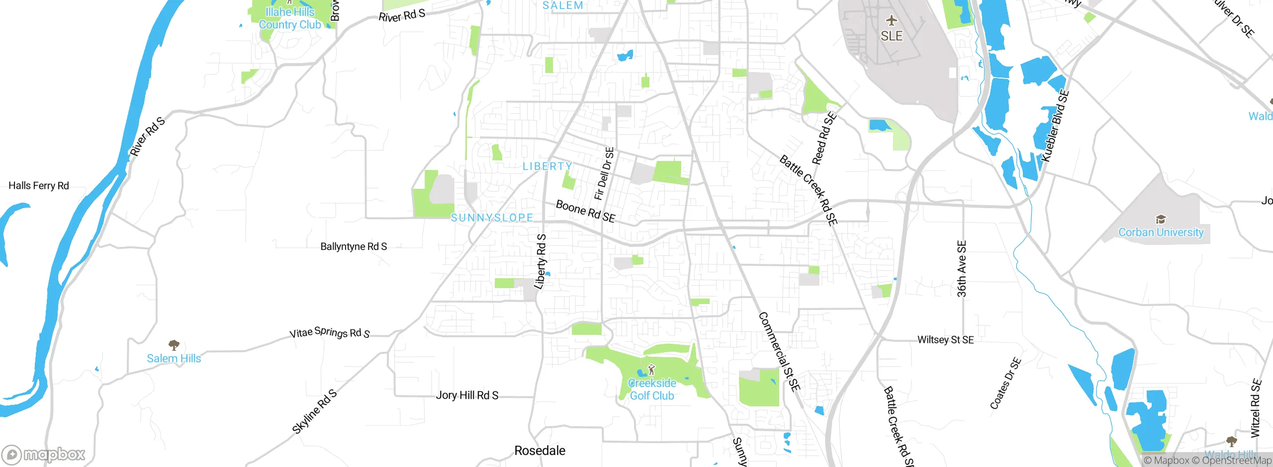 Map showing approximate location