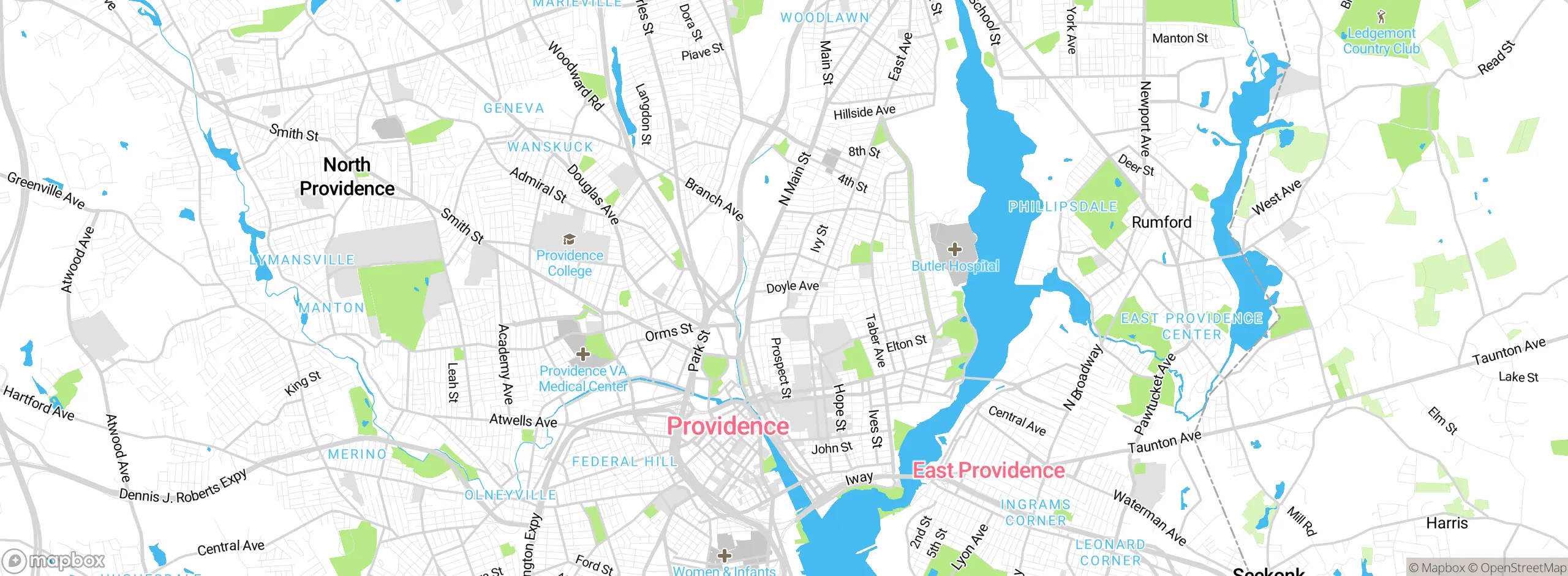 Map showing approximate location