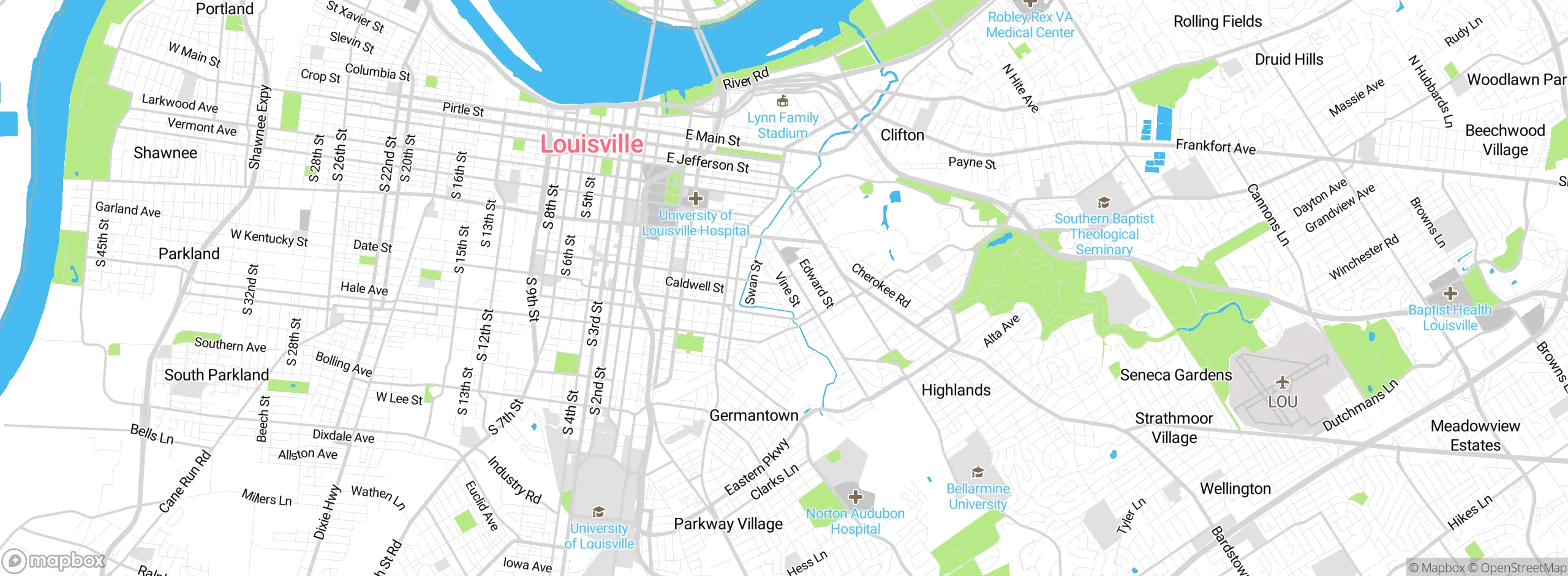 Map showing approximate location