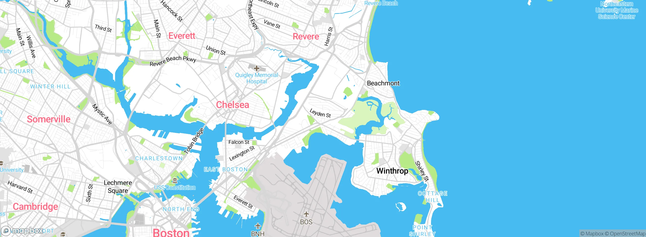 Map showing approximate location