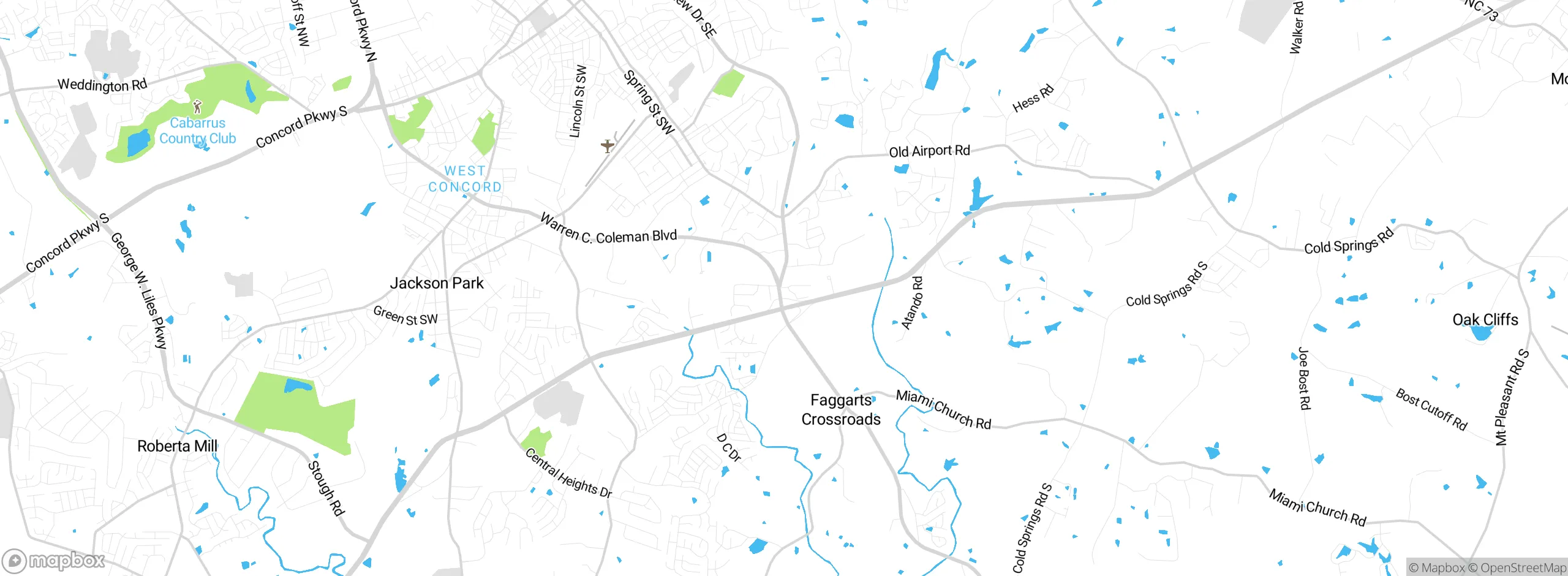 Map showing approximate location