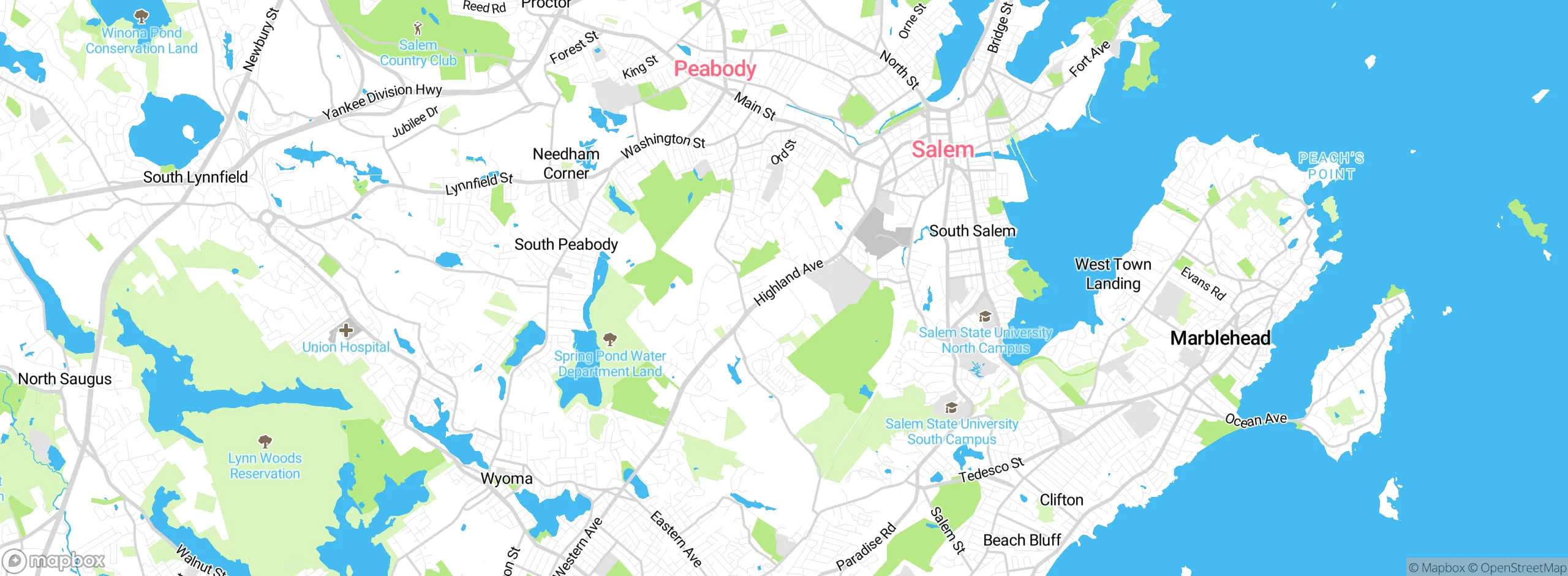 Map showing approximate location