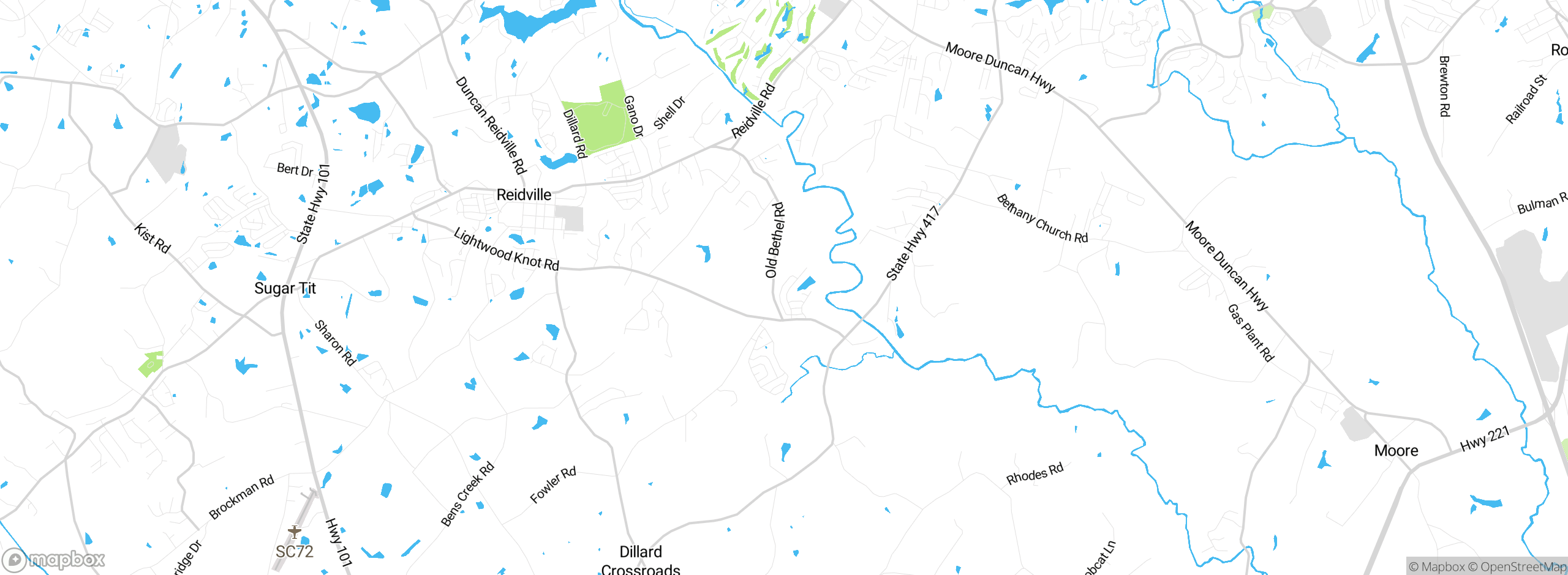 Map showing approximate location