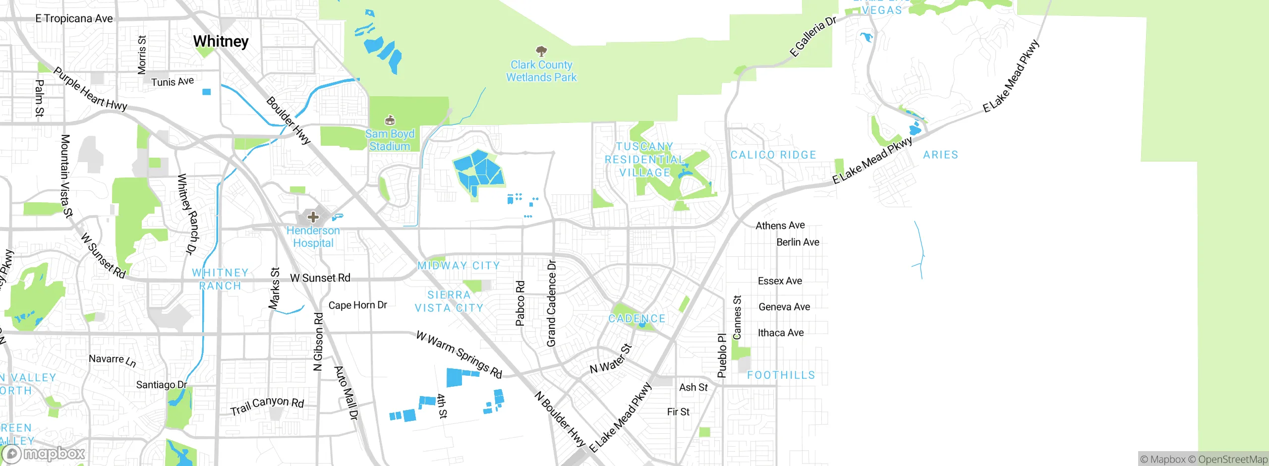 Map showing approximate location