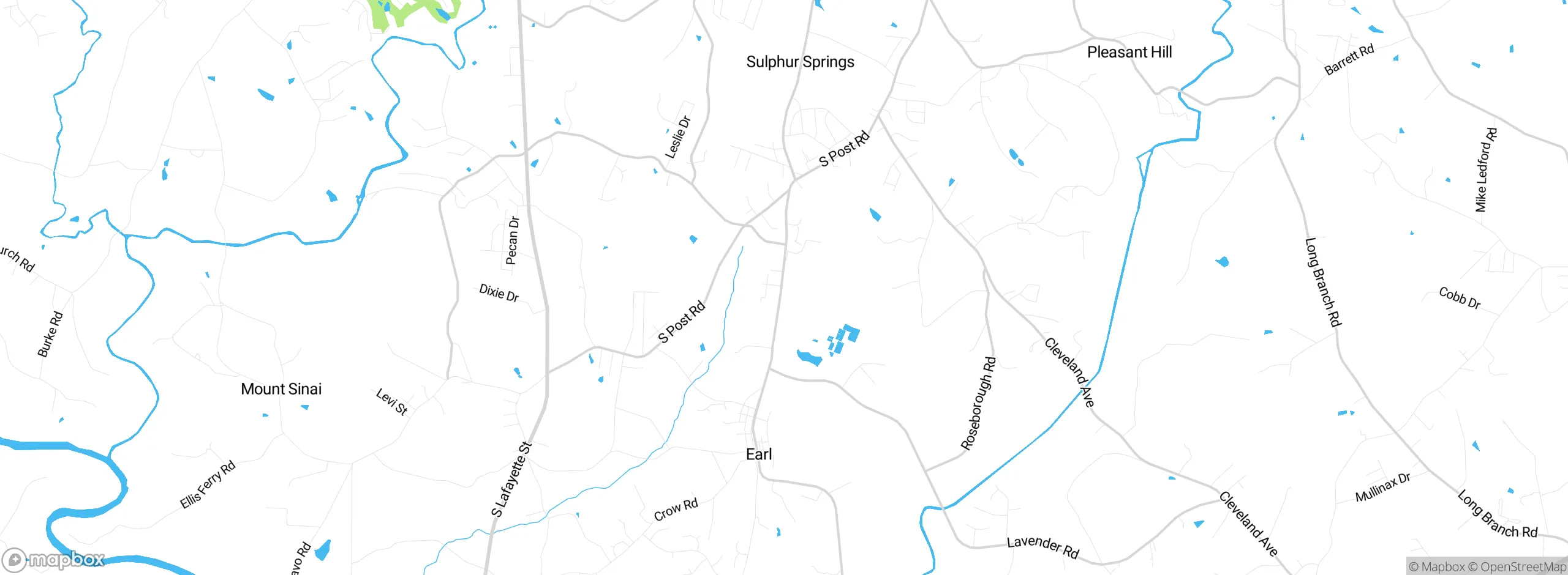 Map showing approximate location