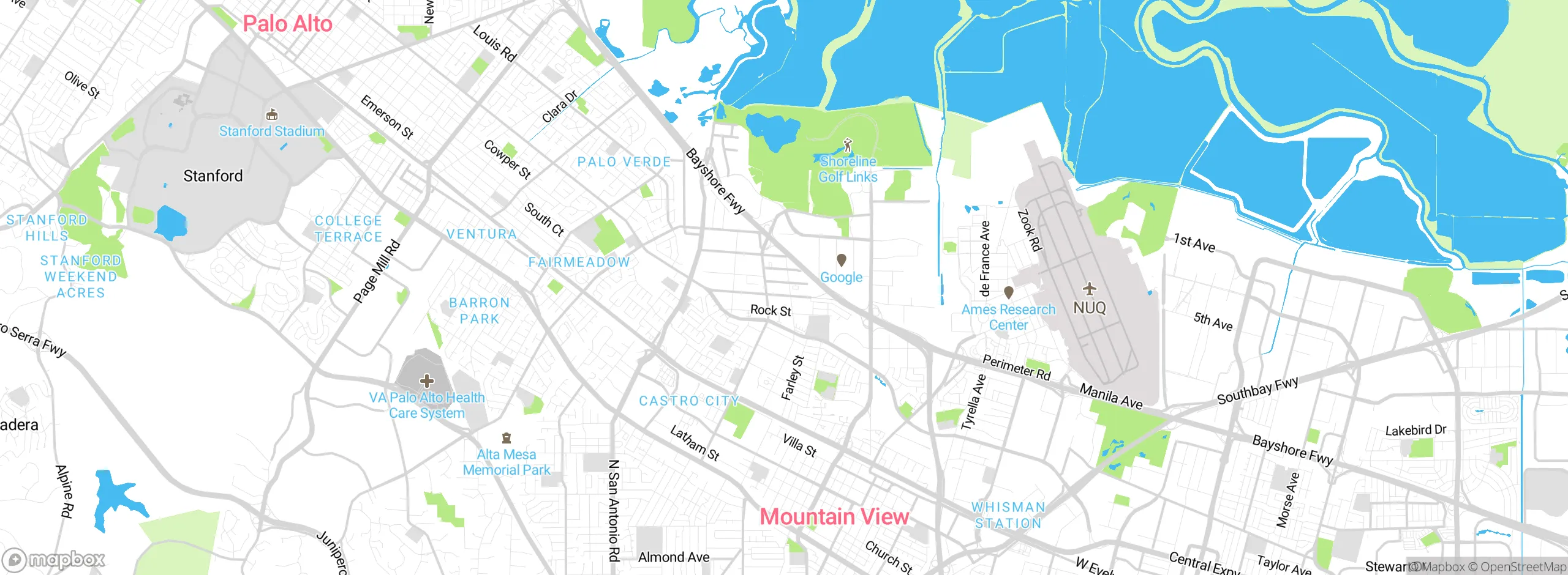 Map showing approximate location