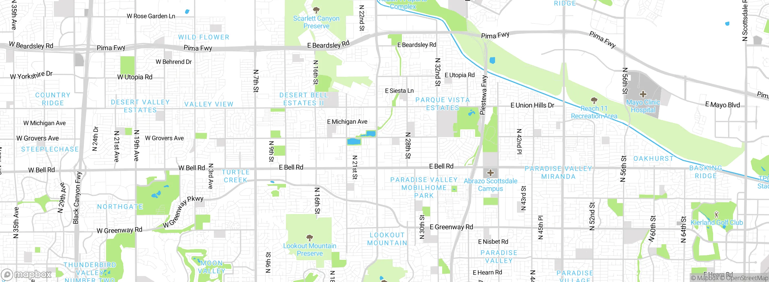 Map showing approximate location