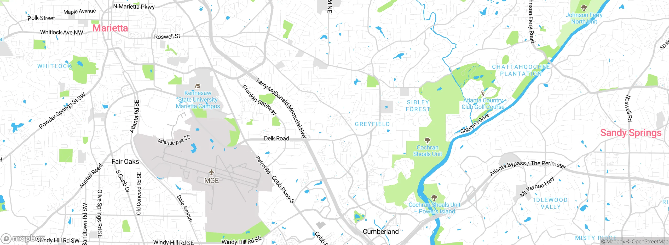 Map showing approximate location