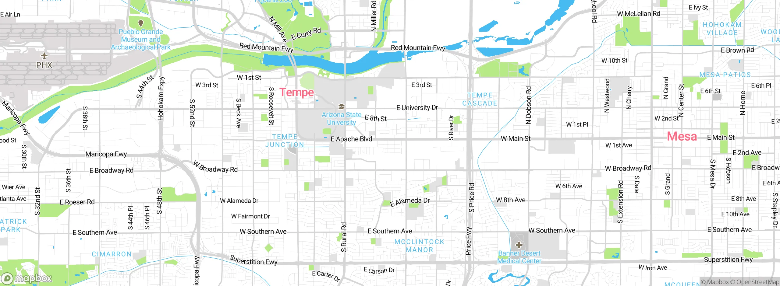Map showing approximate location