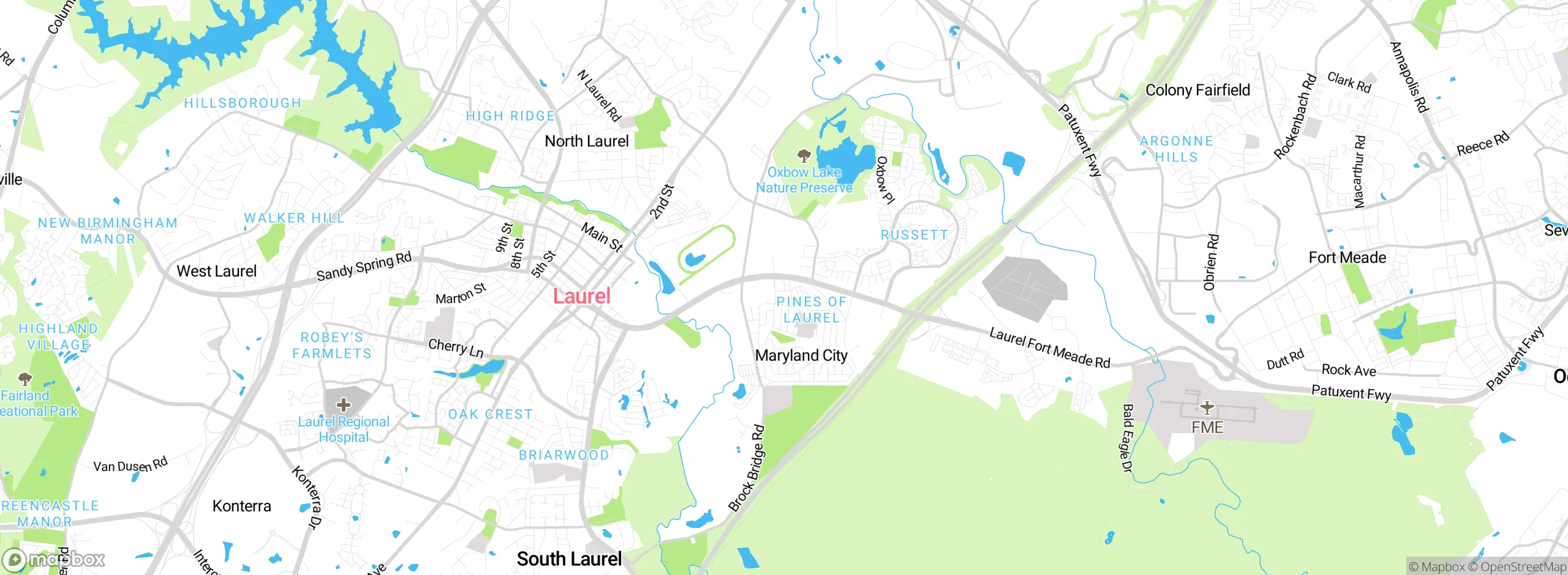 Map showing approximate location