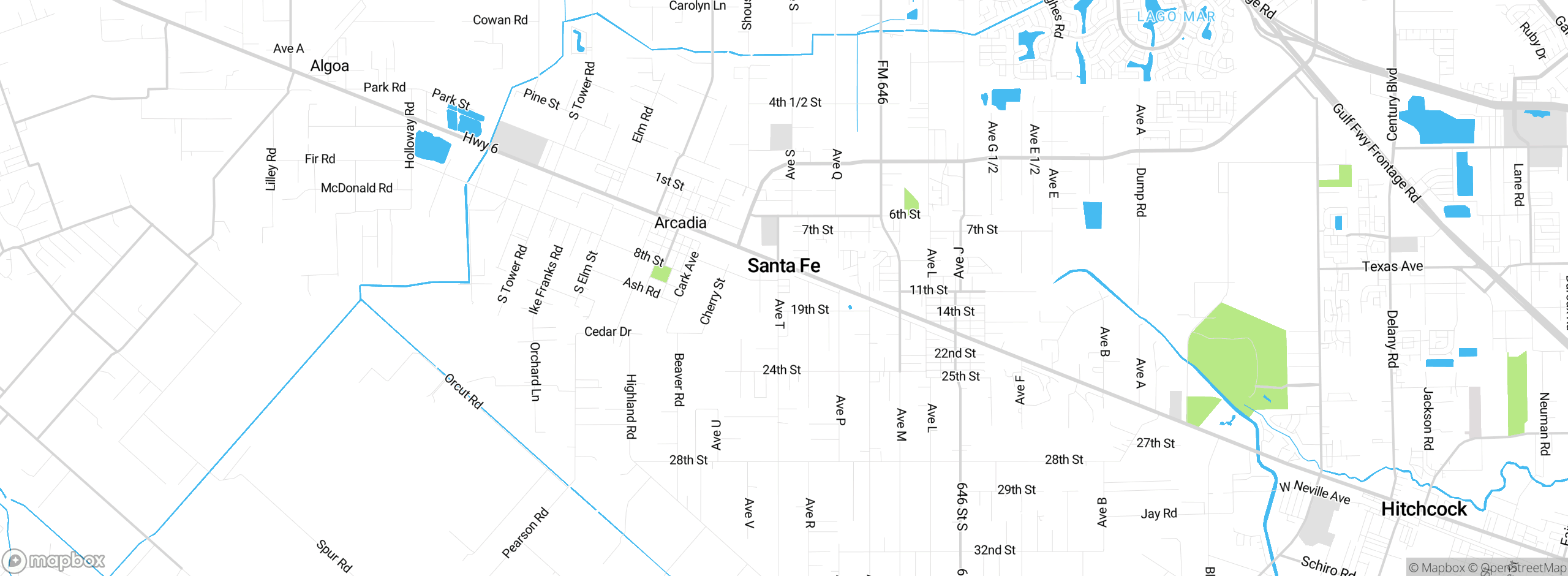 Map showing approximate location
