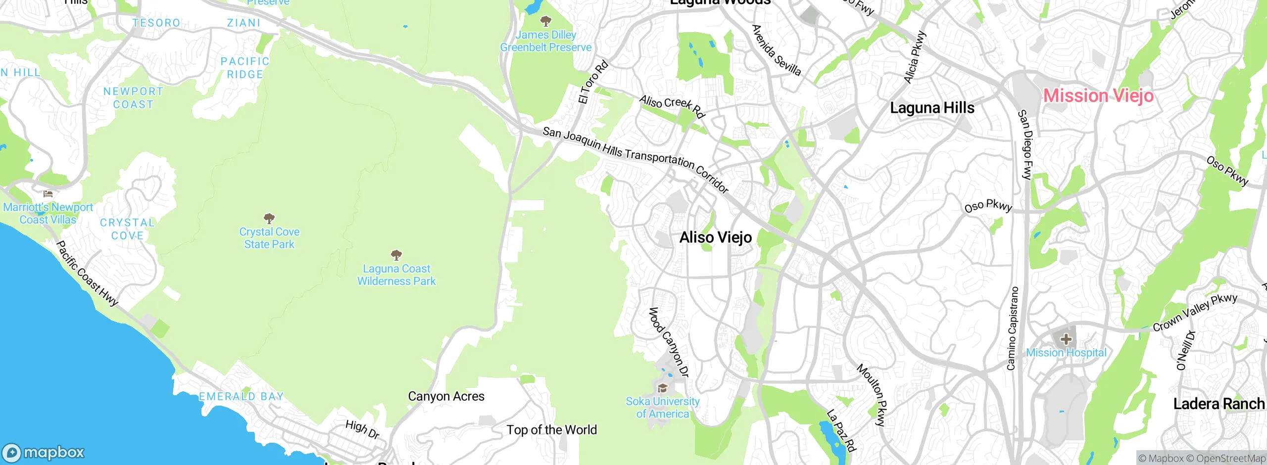 Map showing approximate location
