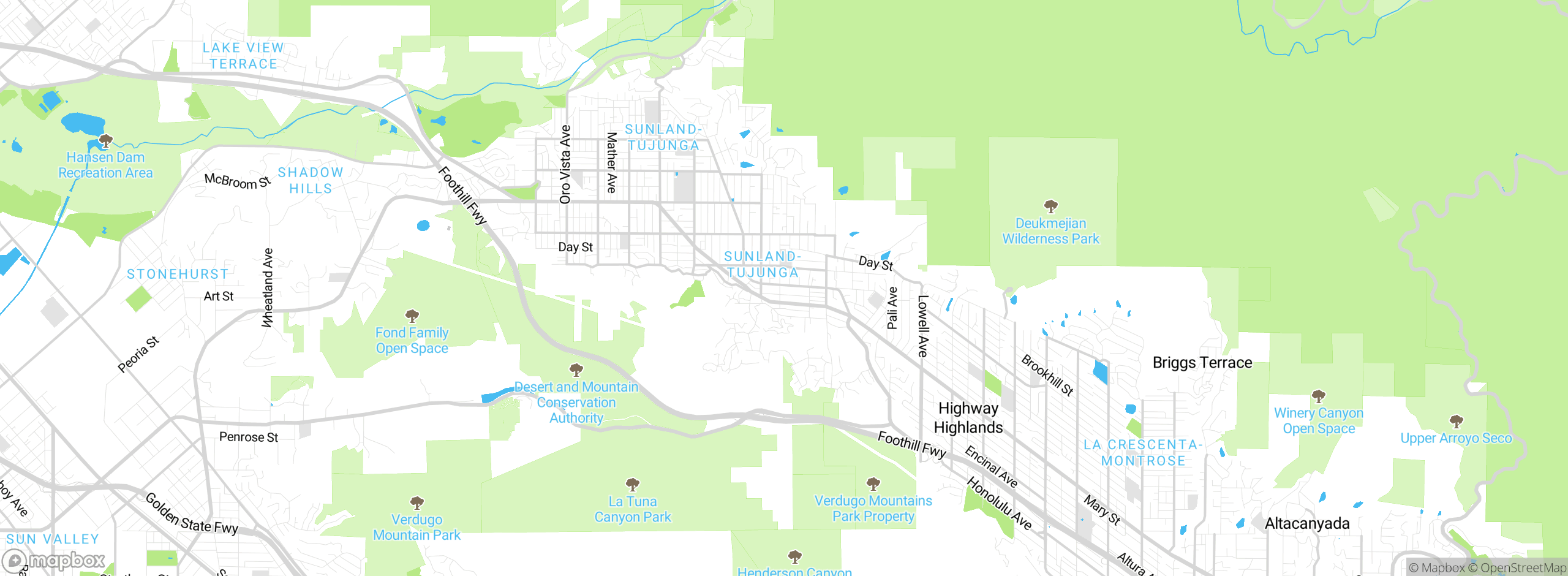 Map showing approximate location