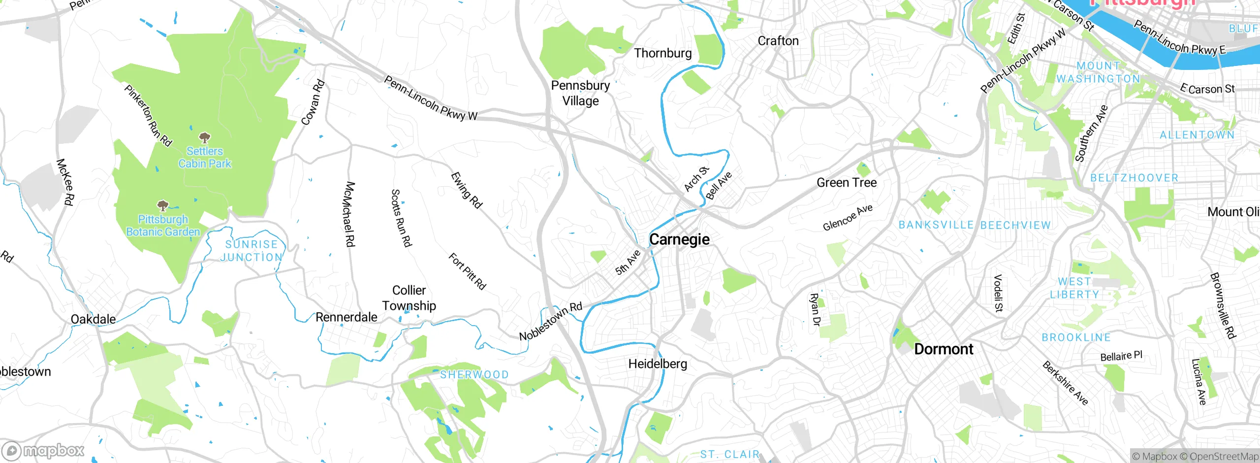 Map showing approximate location