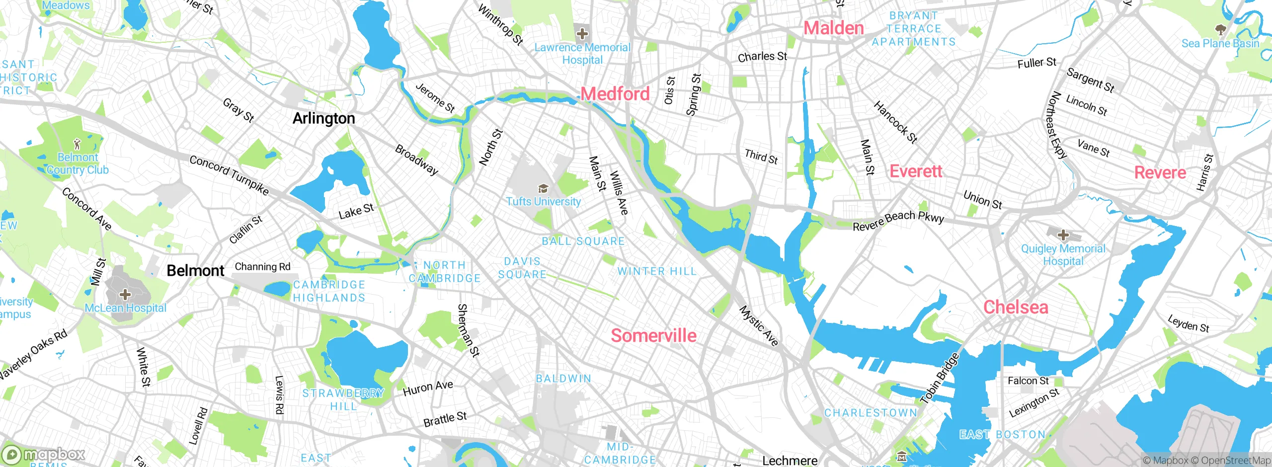 Map showing approximate location