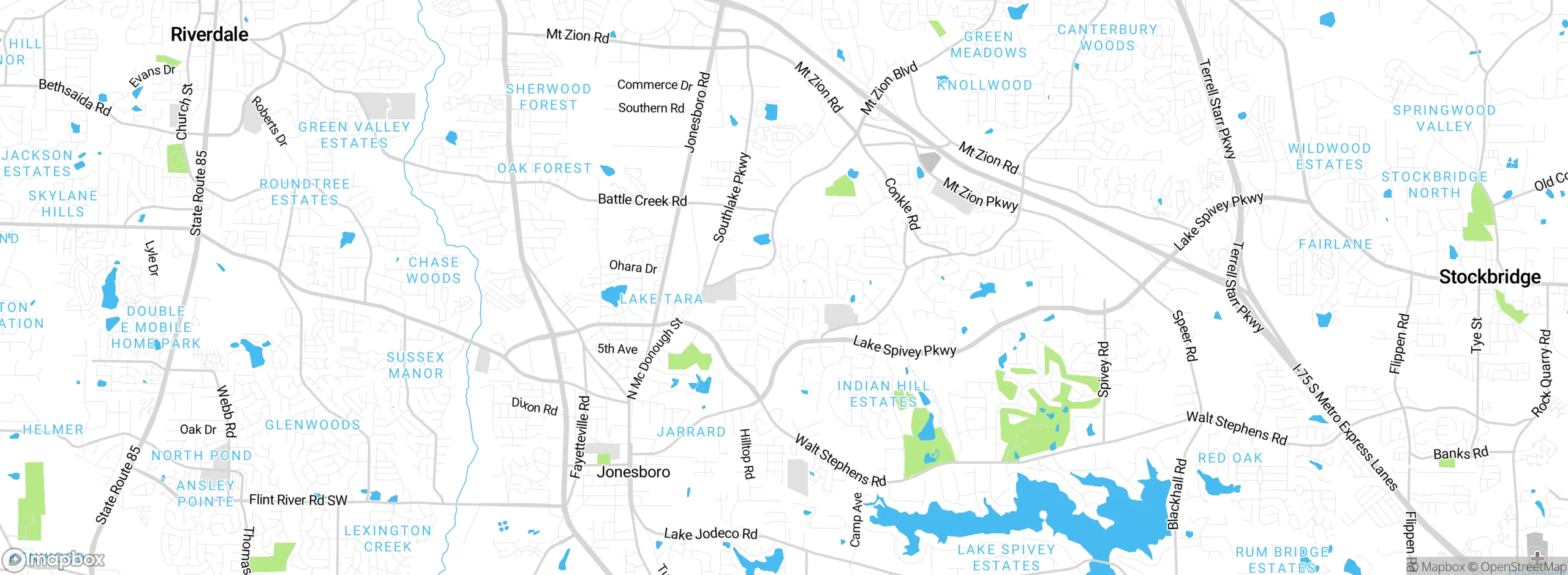 Map showing approximate location