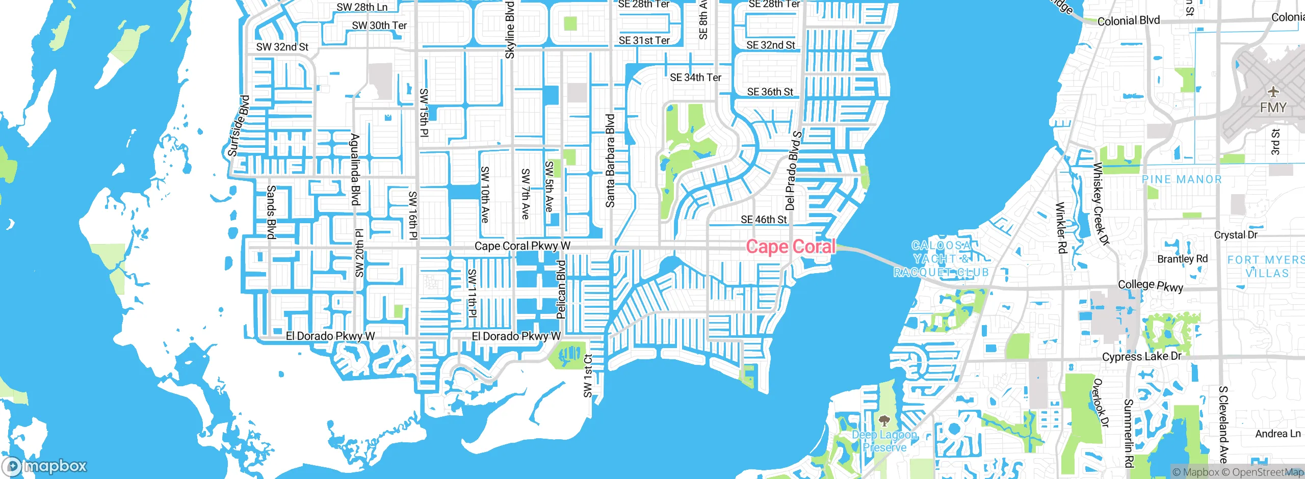 Map showing approximate location