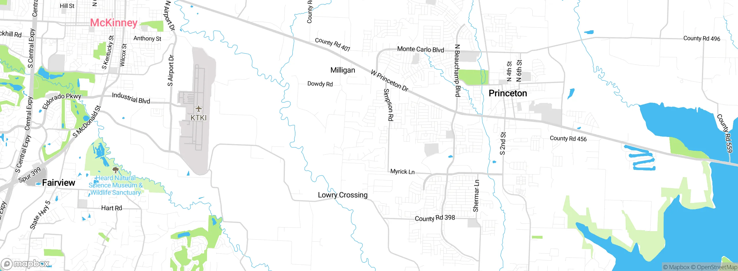 Map showing approximate location
