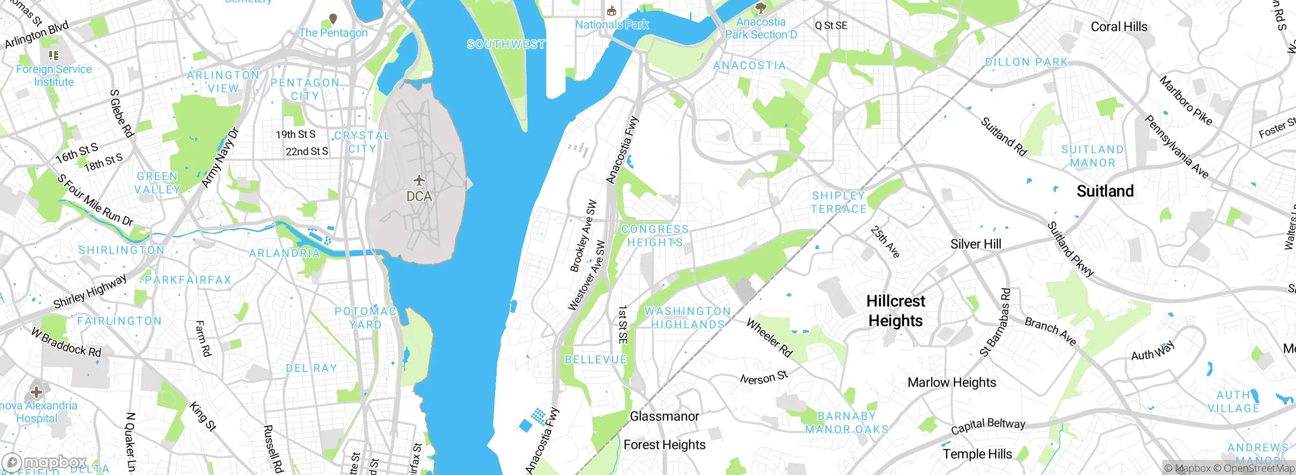 Map showing approximate location