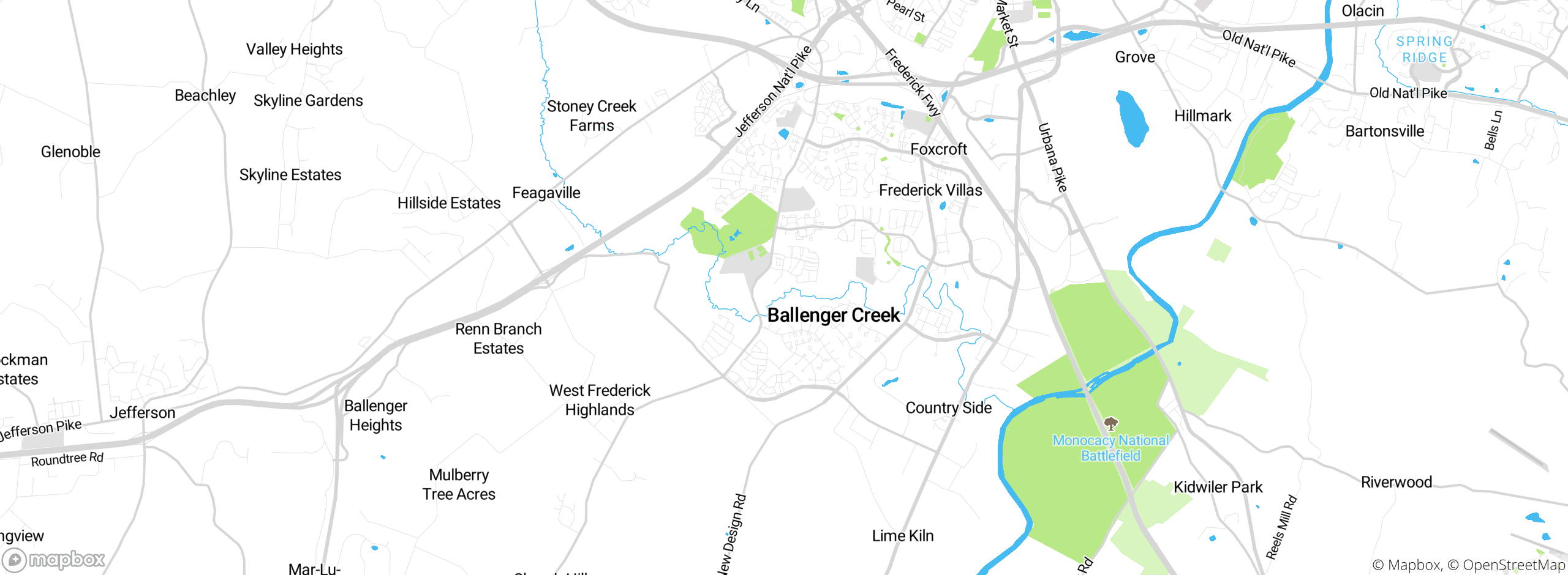 Map showing approximate location