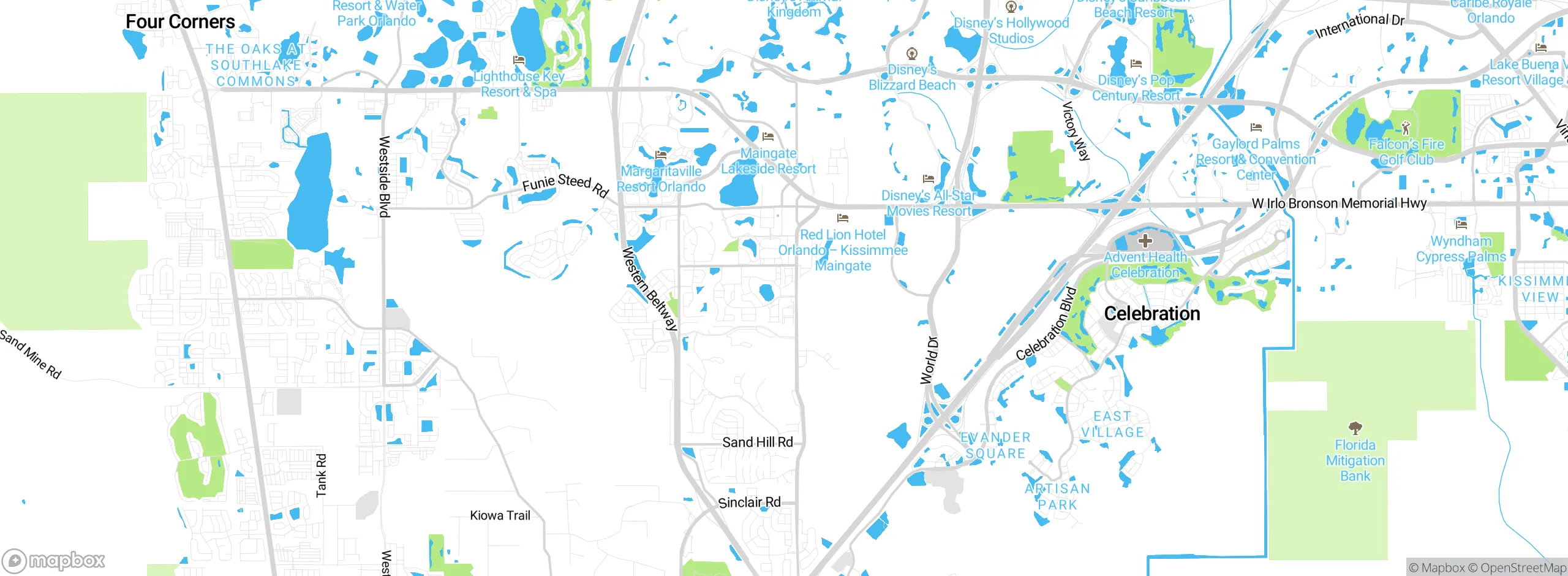 Map showing approximate location