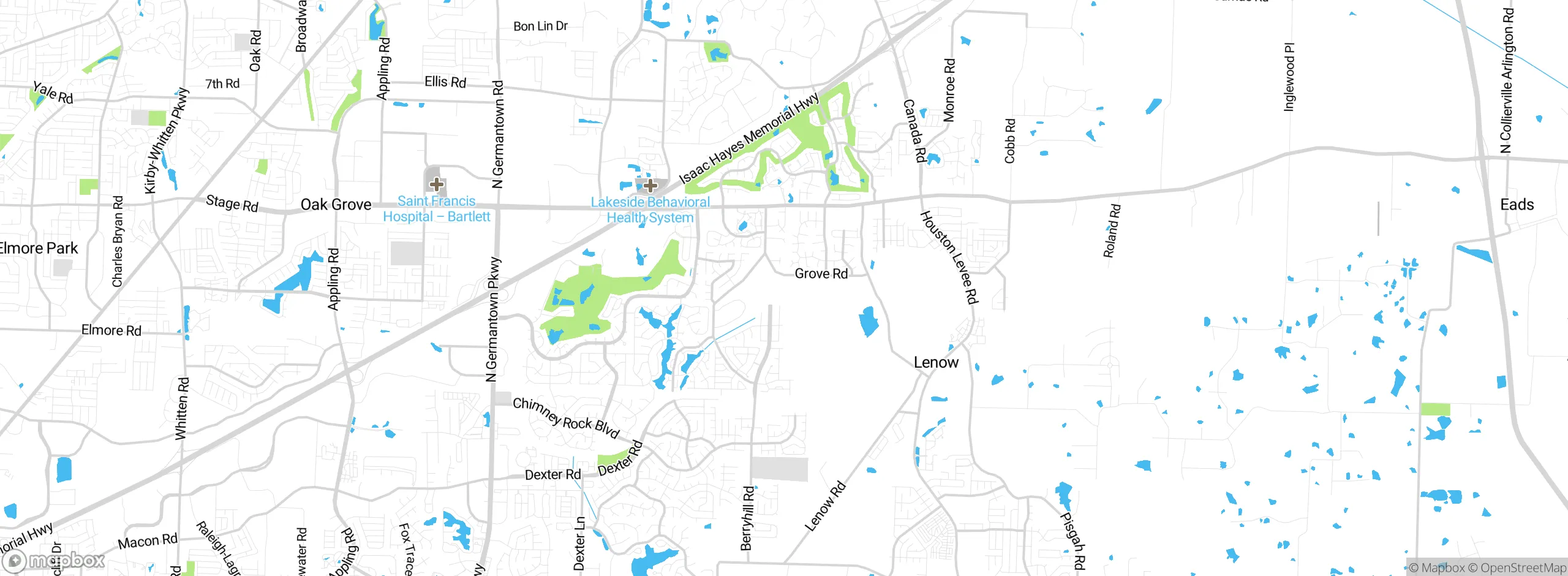 Map showing approximate location