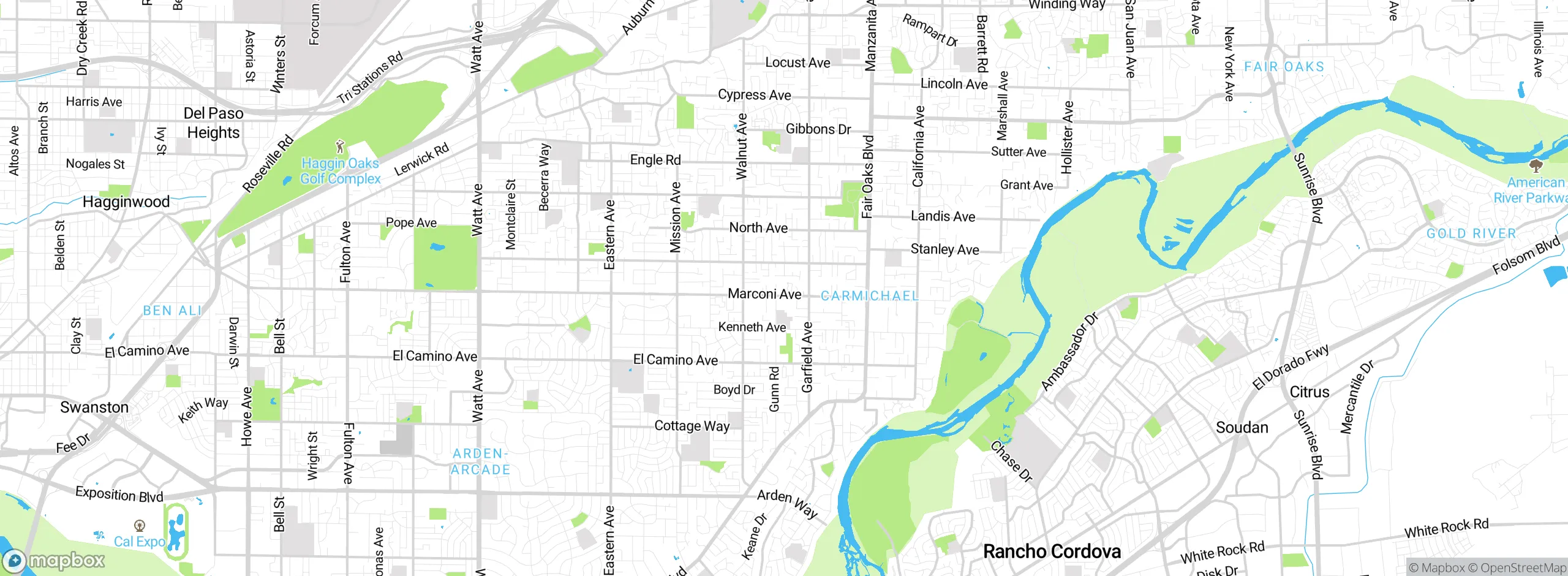 Map showing approximate location