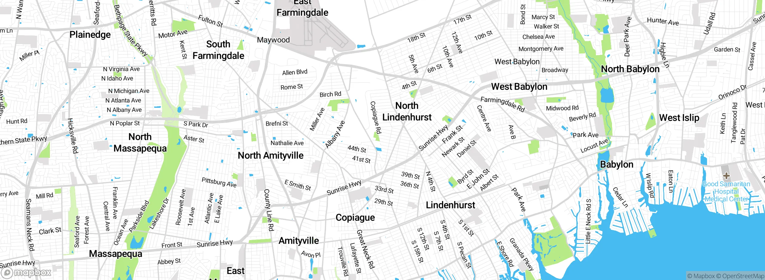 Map showing approximate location