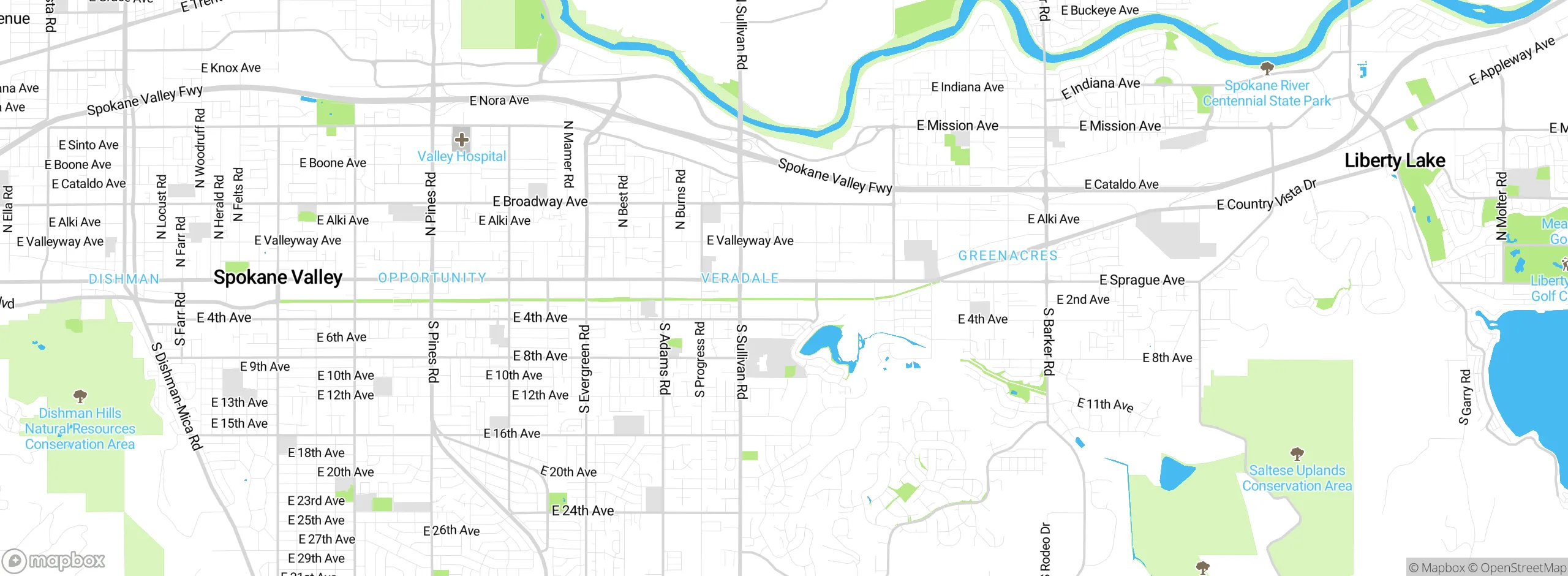 Map showing approximate location